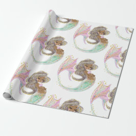 Sjöjungfru Future Mamma Baby Shower. Under havet. Presentpapper