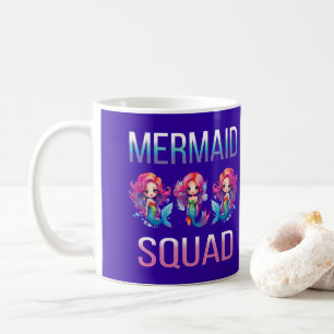 Sjöjungfru fyrkant kaffemugg
