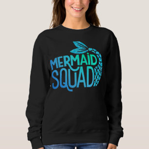 Sjöjungfru fyrkant t shirt