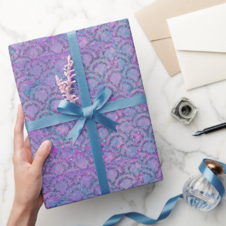 Sjöjungfru Gift Wrapping Papper för flickor, kvinn Presentpapper
