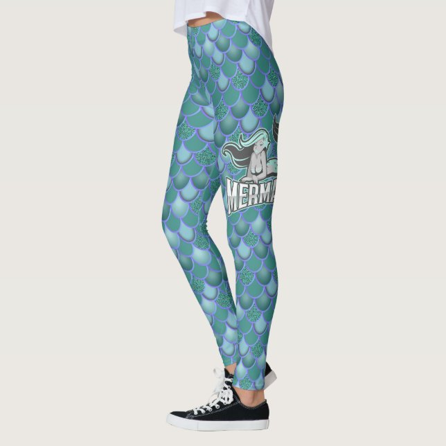 SJÖJUNGFRU Girl Leggings (Vänster)