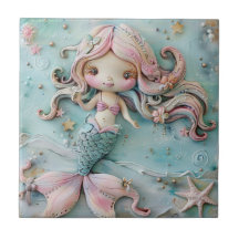 Sjöjungfru Girl Ocean