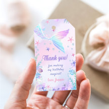 Sjöjungfru Girl Party Gift Märkres 1:a födelsedag