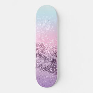 Sjöjungfru Girls Glitter #2 Mini Skateboard Bräda 18,5 Cm