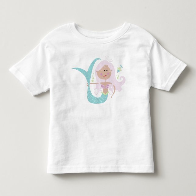 Sjöjungfru Girls T-shirt (Framsida)