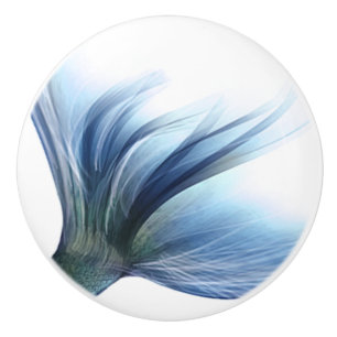 Sjöjungfru Glam Svan Dusty Ice Blue Luster Sheen Knopp