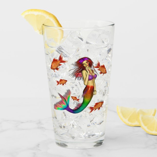 SJÖJUNGFRU GLASKOPP (Framsida Ice)