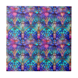 Sjöjungfru Glasskikt Kakelplatta