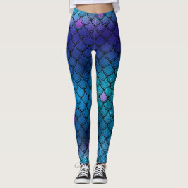 Sjöjungfru glitter leggings