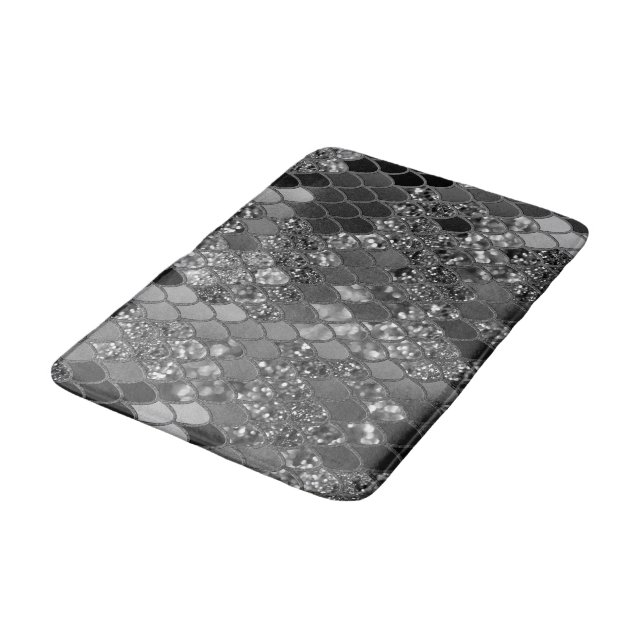 Sjöjungfru Glitter Scale #7 (Faux Glitter) #shiny Badrumsmatta (Vinklad)