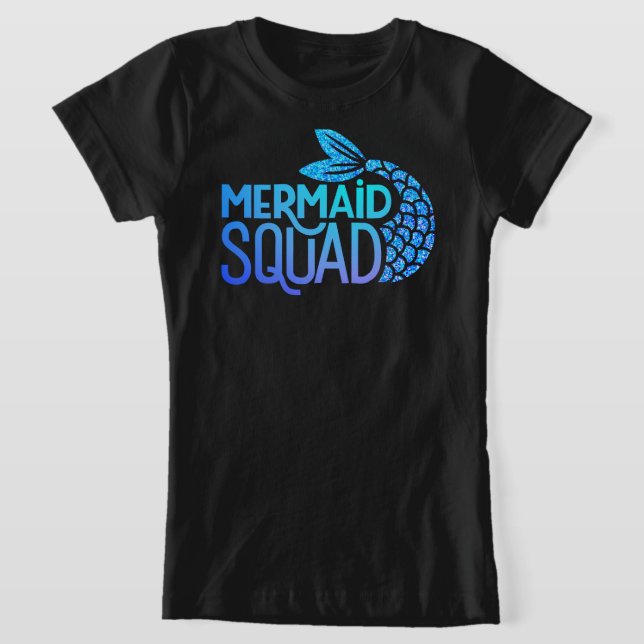 Sjöjungfru glitter T-Shirt (Laydown)