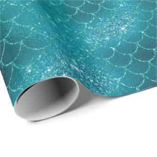 Sjöjungfru Gnistra Glitter Presentpapper
