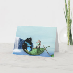 Sjöjungfru Gondola Greeting Cards Kort