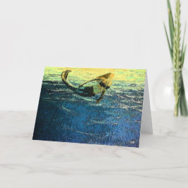 Sjöjungfru Hälsning the Dawn Kort