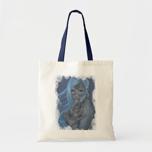 Sjöjungfru handlag hänger lös tygkasse (Framsidan)