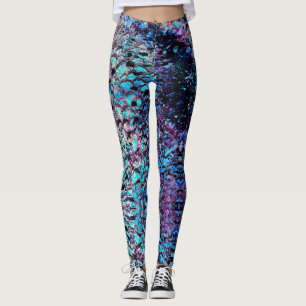 Sjöjungfru: Havssprej, midnatt, flodarm & Yuma Leggings