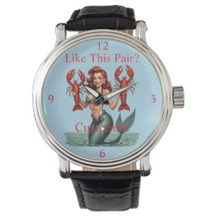 Sjöjungfru Holding Lobsters Thunder_Cove Armbandsur