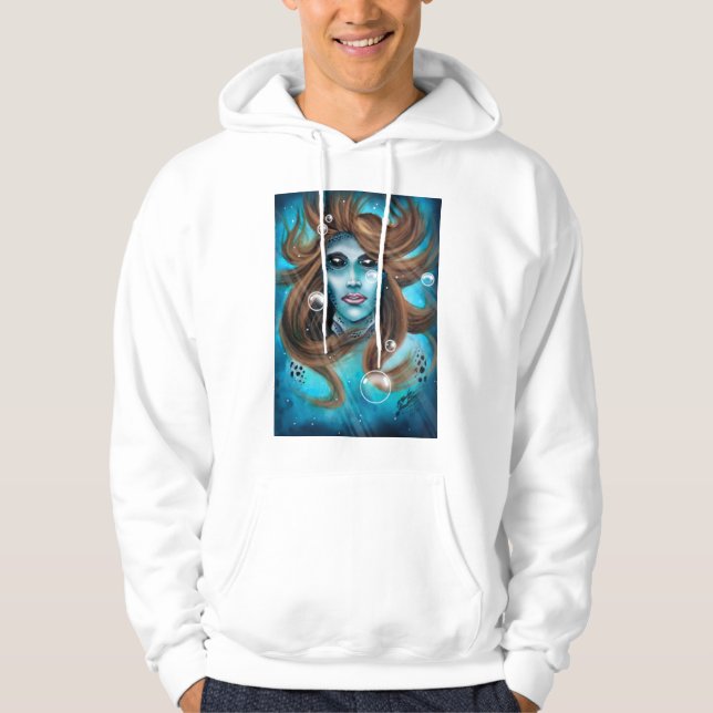 Sjöjungfru Hoodie (Framsida)