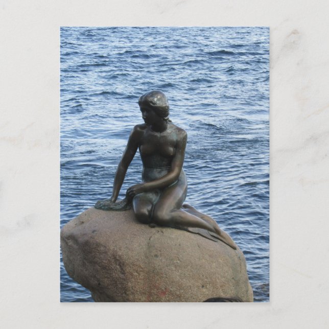 Sjöjungfru i Danmark Vykort (Framsida)