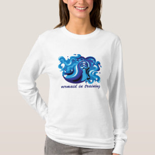 sjöjungfru i utbildning tee shirt