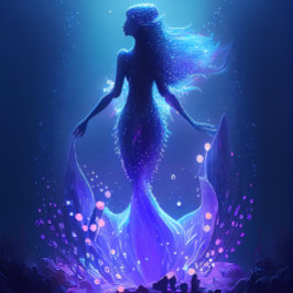 Sjöjungfru i Vatten Jigszle Puzzle vid Mallestic O Pussel