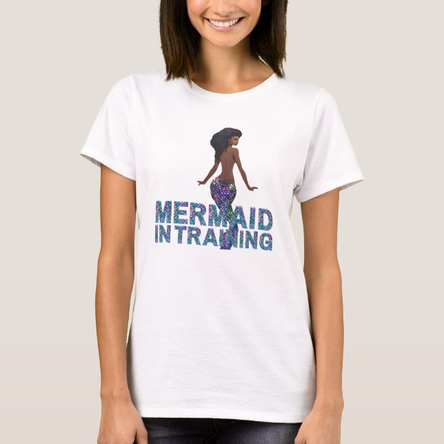 Sjöjungfru inom utbildning t shirt (Framsida)