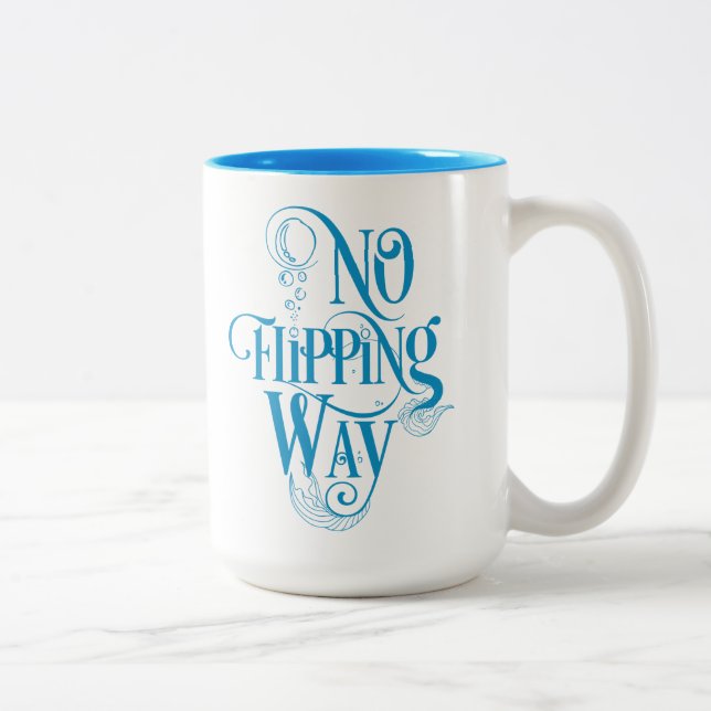 Sjöjungfru Inspired Blue Mugg (Höger)