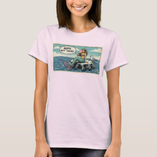 Sjöjungfru Inte Idag Rollig T-Shirt