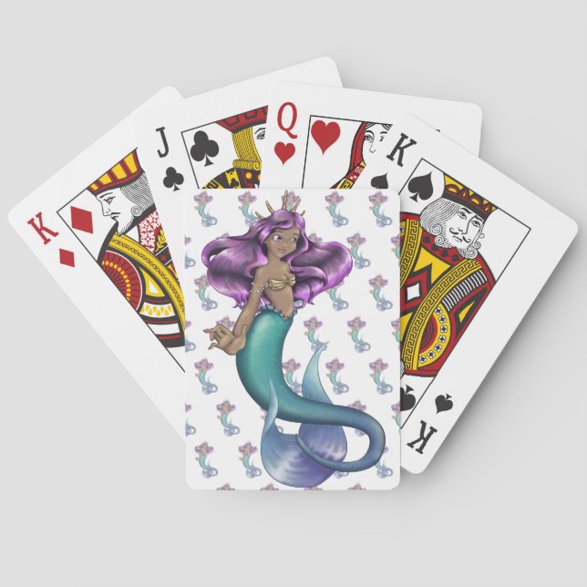 Sjöjungfru Iol Casinokort (Baksidan)