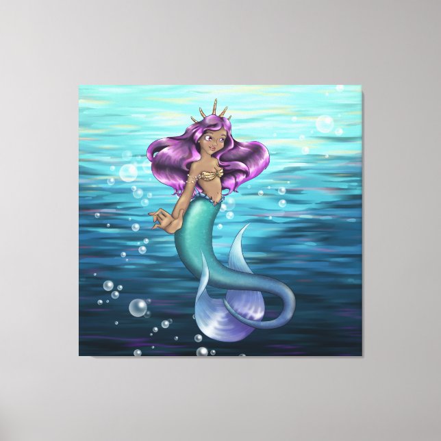 Sjöjungfru Iole Canvastryck (Framsida)