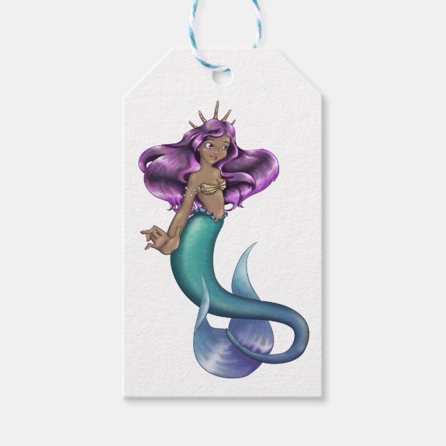Sjöjungfru Iole Presentetikett (Framsidan)