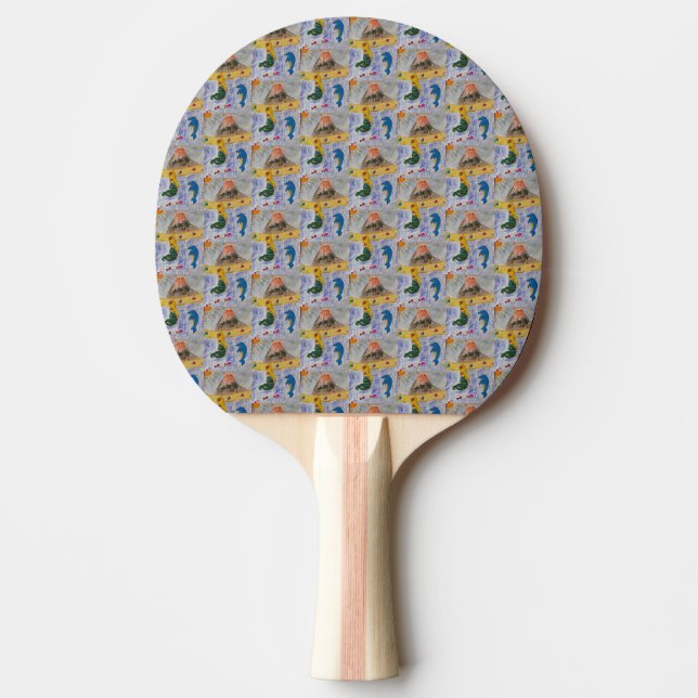 Sjöjungfru Island Pingisracket (Framsidan)