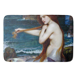 Sjöjungfru, John William Waterhouse Badrumsmatta