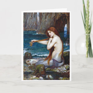Sjöjungfru, John William Waterhouse Kort