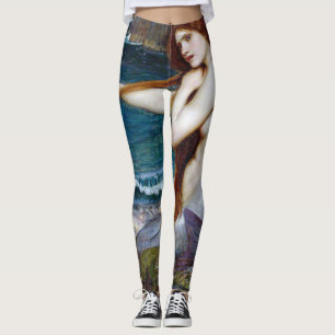 Sjöjungfru, John William Waterhouse Leggings