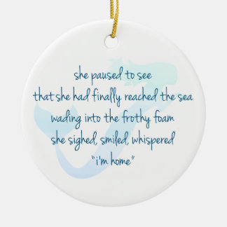 Sjöjungfru Julgransprydnad Keramik