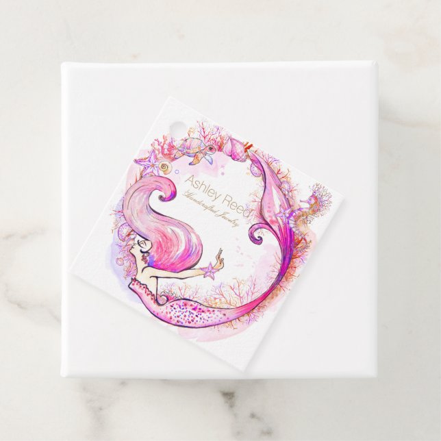 Sjöjungfru Juvelry Pris Märkre Gåvor Etiketter (På plats)