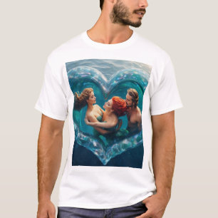 sjöjungfru kärlek t shirt