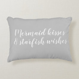 Sjöjungfru Kisses Starfish Önskemål accent Pillow Prydnadskudde