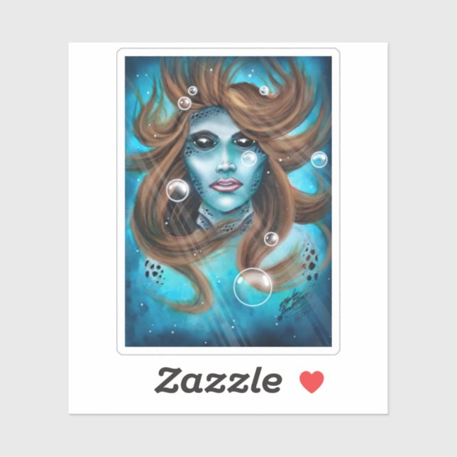 Sjöjungfru Klistermärken (Ark)