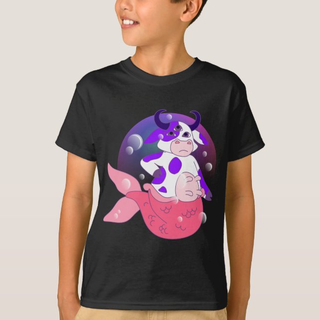sjöjungfru ko t shirt (Framsida)