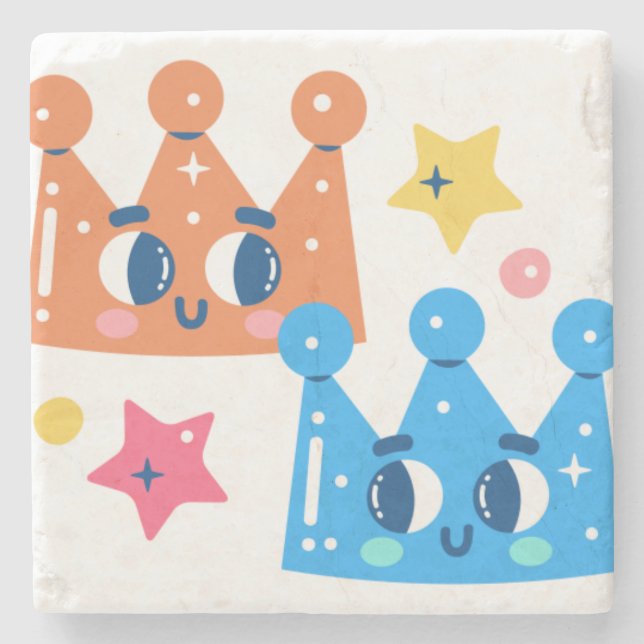 Sjöjungfru Krona Stenunderlägg (Framsidan)