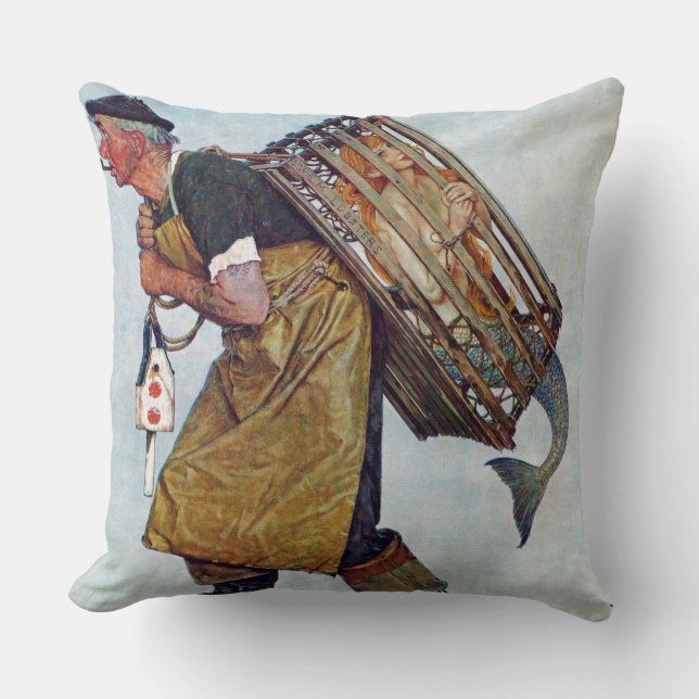 Sjöjungfru Kudde (Framsida)