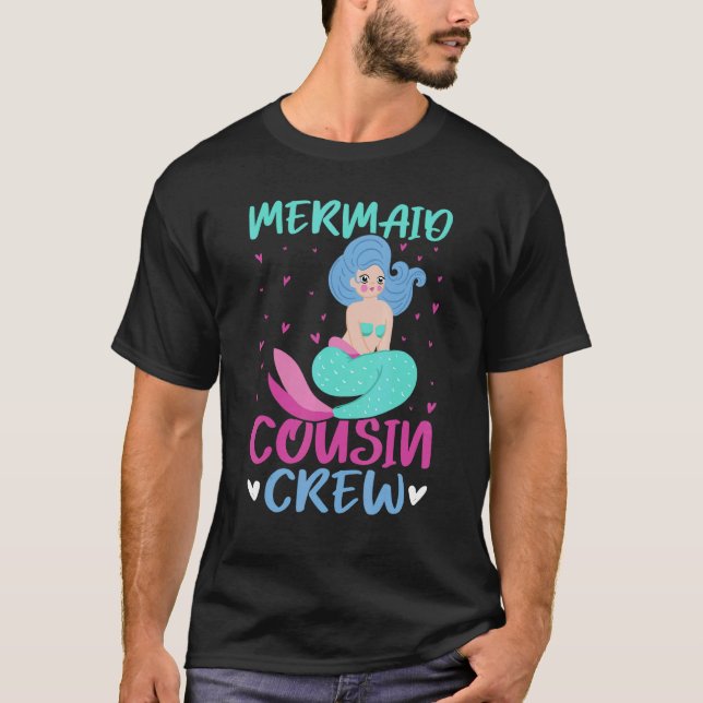 Sjöjungfru Kusin Crew T Shirt (Framsida)