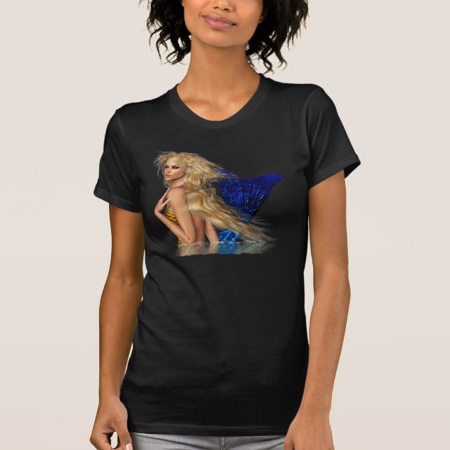 Sjöjungfru Kvinnografer Tee Shirt (Framsida)