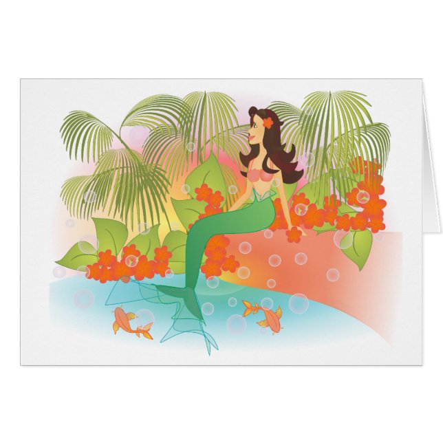 Sjöjungfru Lagoon OBS Kort (Framsidan Horizontal)