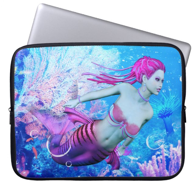 Sjöjungfru Laptop Fodral (Framsidan)