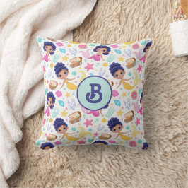 Sjöjungfru Life Monogrammed Dekorativ kudde