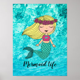 Sjöjungfru Life Poster