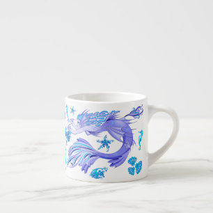 Sjöjungfru Lila Fairy Creator Espressomugg